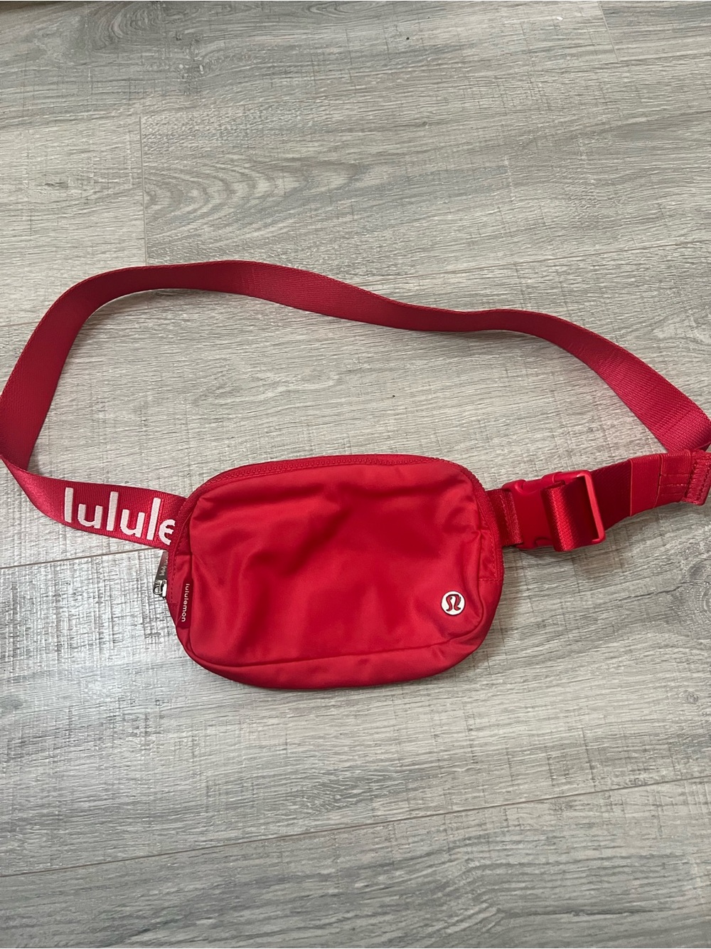 EUC Lululemon Red Everywhere Belt Bag - Employee Edition